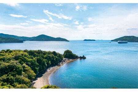 国民宿舎大城　宿泊補助券 ／ ホテル 温泉 露天風呂 笠戸島 オーシャンビュー チケット 山口県 No.092