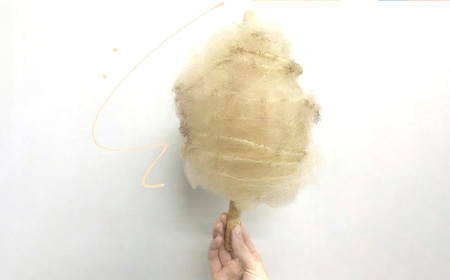 秩父銘仙　絹あめ 4個 ／ 絹あめ 綿あめ オーガニック素材 和スイーツ ギフト用 おしゃれパッケージ 伝統柄 個包装 食べ比べ お菓子セット 軽い口どけ 甘さ控えめ プレゼント 手土産 埼玉県 No