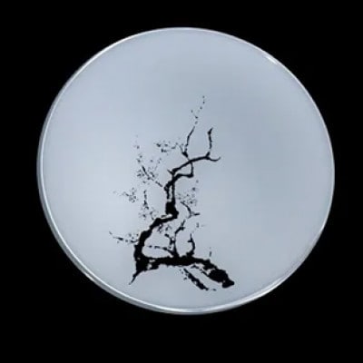 フラットプレートM　墨桜純白【1633644】