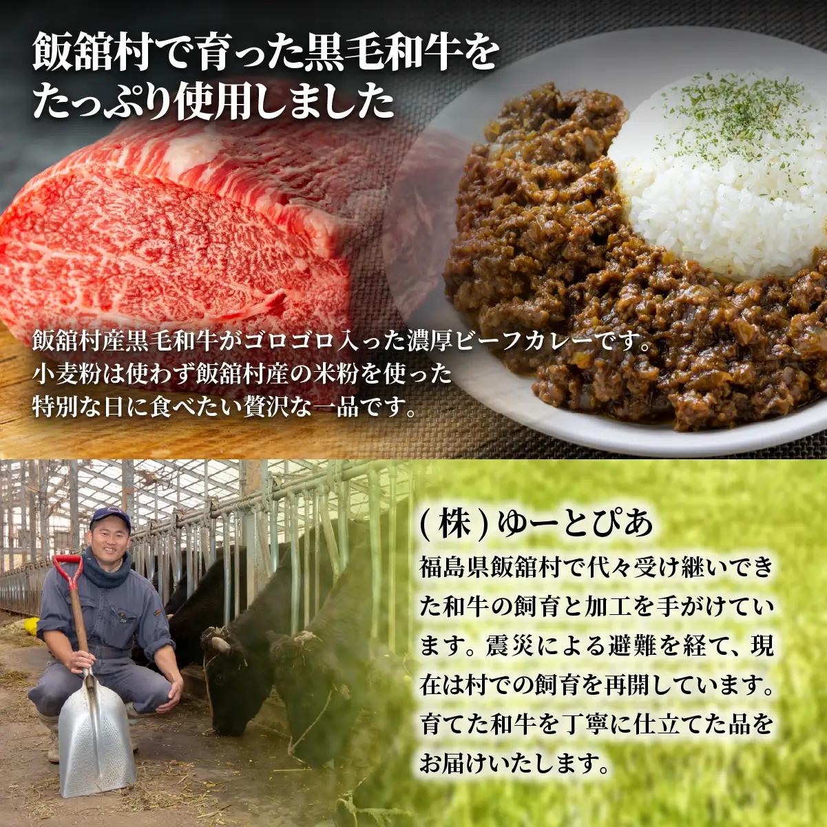 飯舘産黒毛和牛キーマ　5食セット ITTAH011