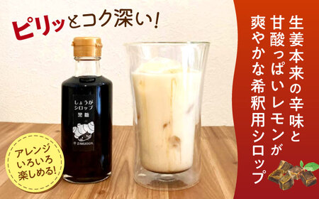 しょうが シロップ 黒糖 約235g×5本 セット【ジンジベル】[AYAD011]