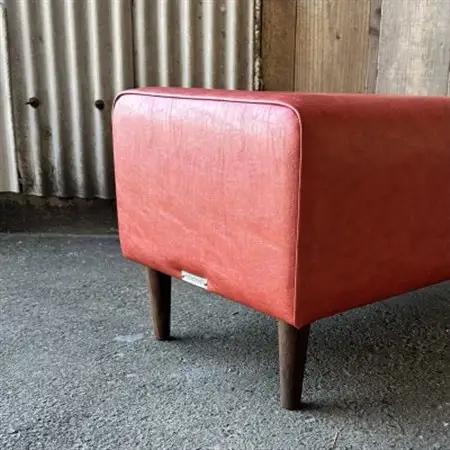 90 Bench(90ベンチ)ランド レッド BR鉛筆脚【SWOF】_雑貨・日用品 椅子・チェア・ソファ 家具・インテリア _【1580510】