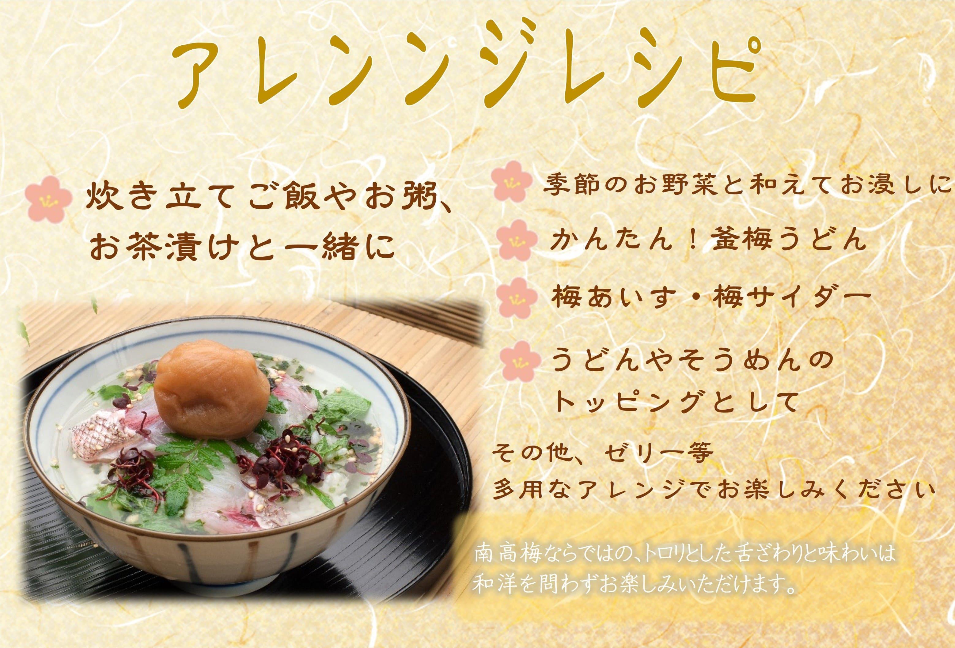 紀州南高梅 はちみつ極 塩分約6％ 500g ［YM9］