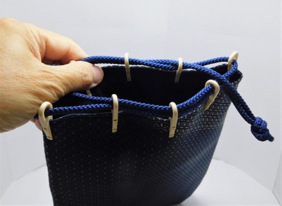 甲州印伝オリジナルブランド「庵（いほり）」 合切袋8217　K0371-G