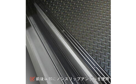 スズキ ジムニー シエラ（64系 74系）フロアパネル（2色） 雑貨 日用品  ブラック縞鋼板柄