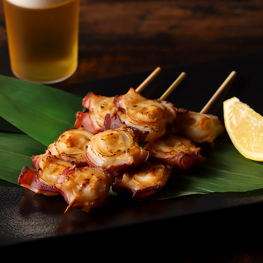 ＜北るもい漁業協同組合＞北海道苫前産たこ串5本入×2袋