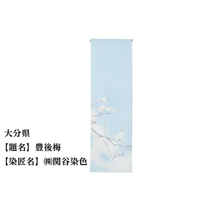【ふるさと納税】大分県 京手描友禅 付下げ着尺 ★47都道府県着物応援プロジェクト★ | きもの kimono 大分