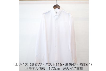 WATAKUMI　白シャツ　BOTTONDOWN（LL） No.055