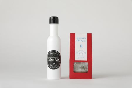 S090-001A_オリーブオイル(105g)オリーブリーフティー (1g×10p)セット