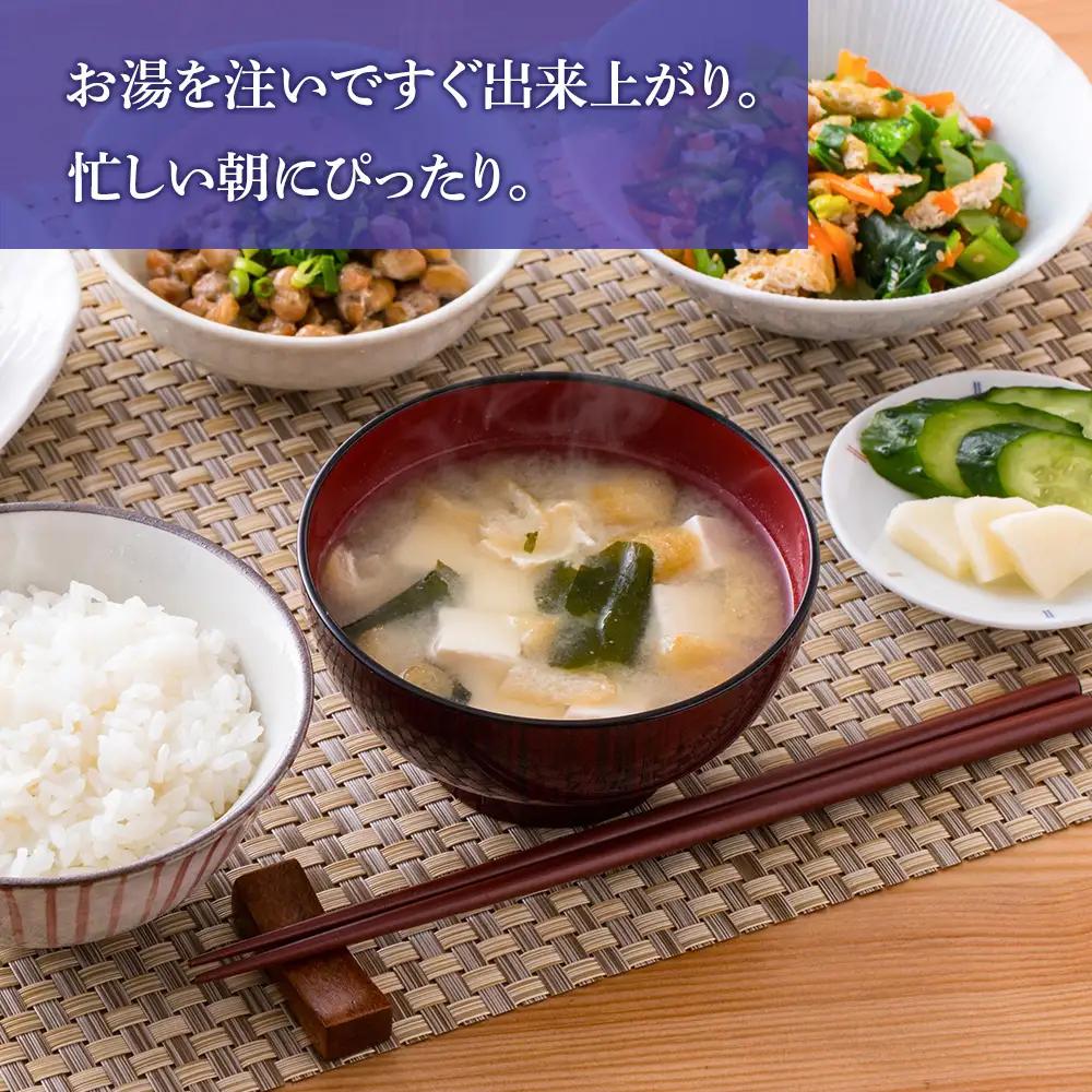 【定期便12ヶ月】  味噌汁 インスタント みそ汁 徳用 即席 4種 22食入 スープ 2袋 セット【紅一点】《千歳工場製造》