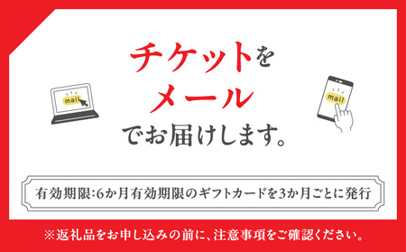 舞台『ハリー・ポッターと呪いの子』ギフトカード ふるさと納税特別ギフト：6,000円分