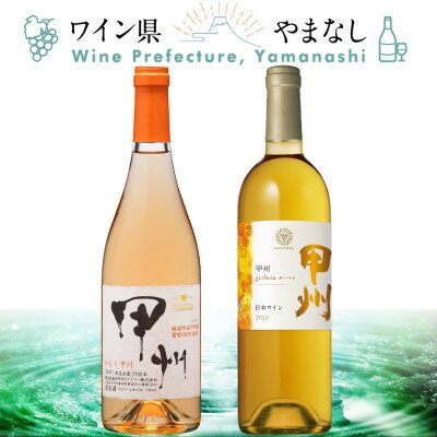 【ふるさと納税】甲州 オレンジワイン 2本セット【配送不可地域：離島】【1607419】