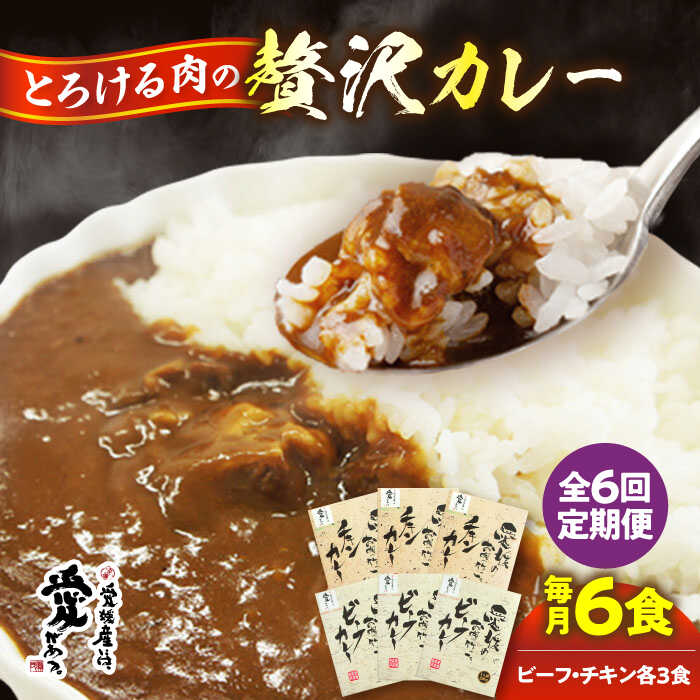 【ふるさと納税】【全6回定期便】ビーフカレー＆チキンカレーセット | 人気 おすすめ ランキング 大洲市/大洲市物産協会[AGBM072]