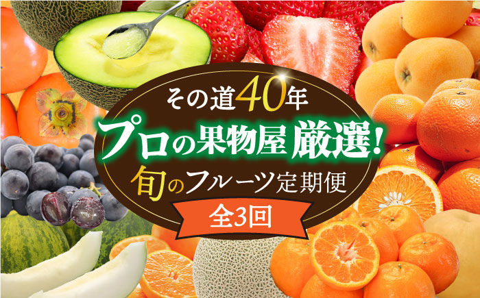 
                  フルーツ定期便【3回定期便】フルーツ定期便 果物屋が選ぶ旬のフルーツ いちご メロン びわ みかん 梨 柿 など / 果物 フルーツ 果物定期便 夏フルーツ 冬フルーツ フルーツ定期便 定期便 シャインマスカット 春フルーツ 秋フルーツ 人気フルーツ 定期配送 果実 旬のフルーツ フルーツギフト フルーツ定期 果物定期 人気果物 国産 ぶどう セット / 南島原市 / 贅沢宝庫 [SDZ024]
                