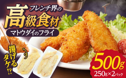 【着日指定 可能】【平戸産】マトウダイのフライ 約500g (約250g×2p) 平戸市 / ひばり [KAA063]