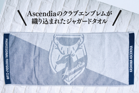 日本初！プロフットゴルフクラブ鹿島Ascendia オリジナルグッズ（フェイスタオル）【 スポーツ サッカー ゴルフ タオル オリジナルタオル グッズ 茨城県 鹿嶋市】（KDB-9）