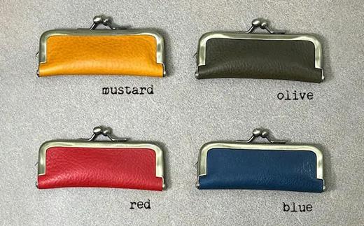 牛革ハンコケース(オリーブ)【山口県 宇部市 HankoCase 判子 本革 ギフト 贈り物】