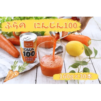 
                  ＜北海道産にんじん使用＞ふらの にんじん100 160g×30本入_ ニンジンジュース 人参 にんじん ジュース 飲料 ドリンク ストレート にんじん100 野菜ジュース 北海道 国産 贈答 ギフト 野菜 人気 おすすめ 美味しい 安心 北海道産人参 缶ジュース 【1295396】
                