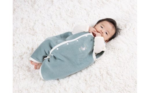 綿毛布スリーパー 2way仕様で暖か (Sサイズ)｜ プレゼント ベビー キッズ ベストにもロンパースに 永くご使用 快眠 吸水性 保湿性 通気性 子供のことを考えた 縫製 心地良い sleeper-s [2449]