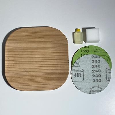 ふるさと納税 日南市 ひたすら系木工教室キット(初級編)　おび杉のトレイ