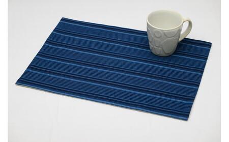 真岡木綿「ランチョンマット」（青系）| 栃木県 伝統工芸品 織物 ダイニング 手作り 贈答 贈り物 ギフト 小物 雑貨