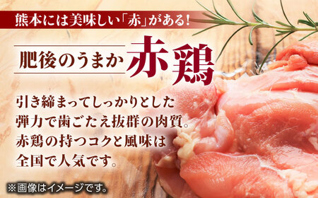 【3回定期便】肥後のうまか 赤鶏  3種食べ比べセット（もも むね ささみ）各1kg【山内飼料 株式会社 熊本営業所】 熊本県 特産品 九州産 チキン  [ZAB015]