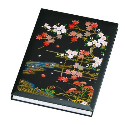 ふるさと納税 加賀市 伝統工芸加賀山中塗　漆芸御朱印帳　「曲水の里」