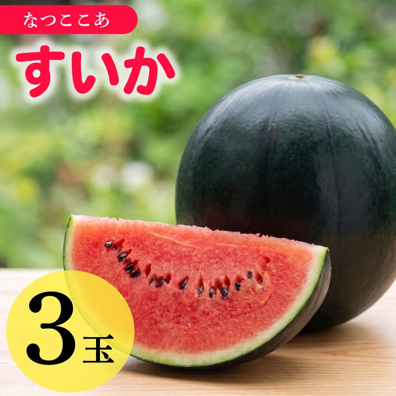 
                  【先行予約】 すいか 3Lサイズ 3個入 スイカ 西瓜 令和8年度産 なつここあ 果物 フルーツ くだもの デザート おやつ 甘い ジューシー 数量限定 期間限定 夏 新鮮 旬 旬の果物 贈答用 お中元 プレゼント ギフト 新鮮 美味しい おすすめ お取寄せフルーツ 国産 人気 産地直送 農家直送 静岡すいか 静岡スイカ 静岡西瓜 牧之原すいか 牧之原スイカ 牧之原西瓜 牧之原市 静岡県 福代農園
                