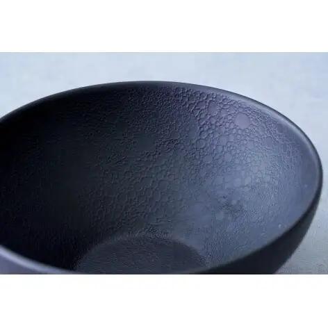 有田焼 料理が映えるモダンな泡化粧ペアボウル 白黒セット【辻信祥堂】食器 器 うつわ ブラック ホワイト シンプル ギフト 泡化粧 モダン ペア プレゼント gg005