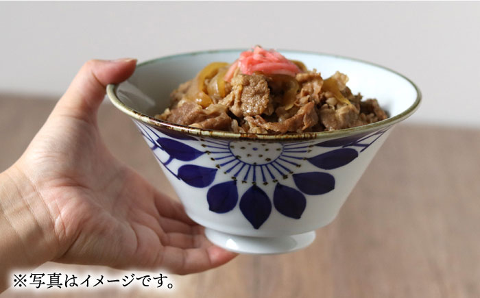 【波佐見焼】おまかせ丼 どんぶり リーフ【翔芳窯】 [FE175]