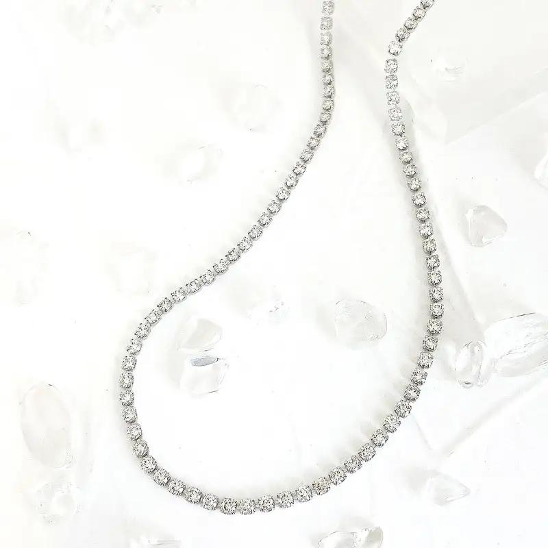 Deliciae テニスネックレス ストレートPT850 ダイヤモンド【10.0ct】DTN-7-pt-1001