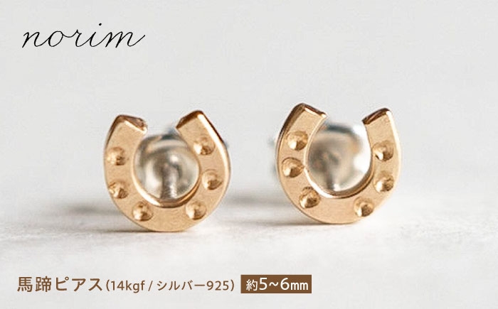 
            馬蹄ピアス 14kgf ×シルバー925/ 競馬 馬 グッズ 競走馬 高級感 ウマ うま 馬蹄 ピアス 馬蹄リング ハンドメイド ネックレス アクセサリー シルバー シルバーピアス / 栗東市 / norim [BIBP011]
          
