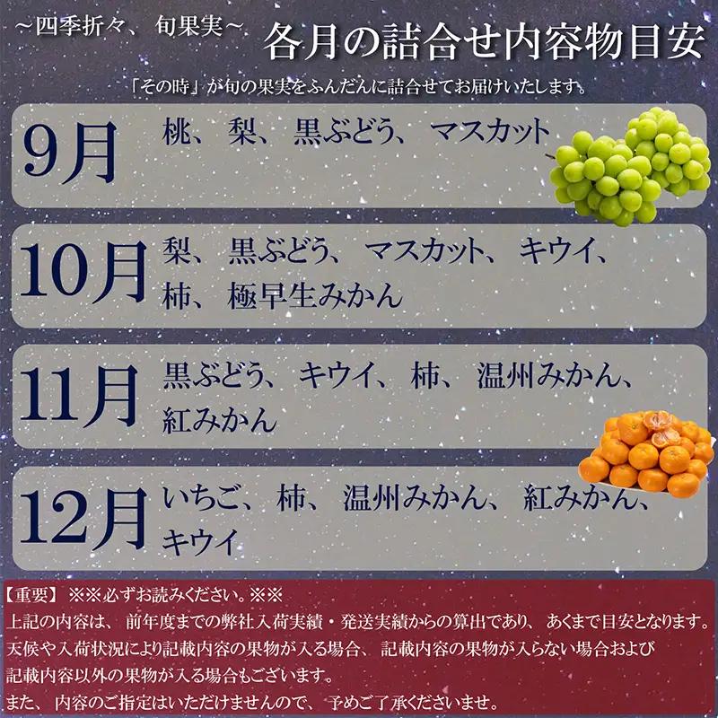 【定期便】 フルーツ定期便 12回 丸亀讃果 いちご キウイ みかん シャインマスカット 梨 桃