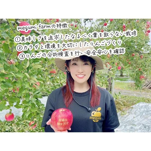 【10月中旬発送】訳あり りんご 糖度14度以上 高糖度 megumi farmの紅玉 家庭用 約5kg（10～25玉入） 果物 フルーツ 産地直送 料理 青森県 鰺ヶ沢町