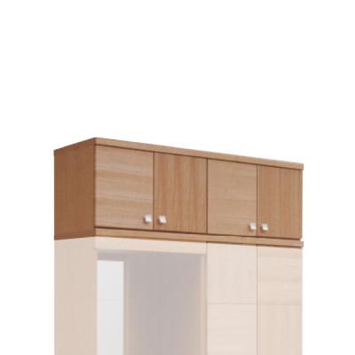 ふるさと納税 大川市 大川家具　国産製造品　シューズボックス　リーフ　1200上置き　市松模様　ウォールナット/サクラ