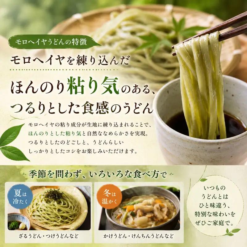 モロヘイヤうどん 240g × 5袋 1.2kg モロヘイヤ うどん 