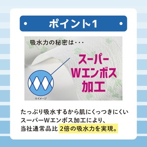定期便 年2回 6ヶ月毎のお届け エリエール シャワートイレのためにつくった吸水力が2倍のトイレットペーパー  12ロール×3個（36ロール）×2回発送（計72ロール）