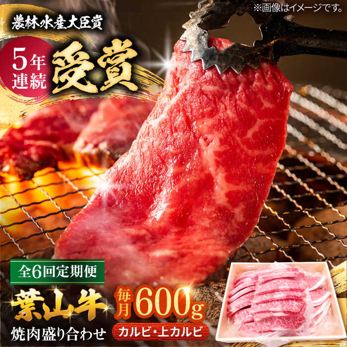 【ふるさと納税】【全6回定期便】 葉山牛 焼肉用上カルビ300g焼肉用カルビ300g / 牛肉 牛 肉 お肉 国産 赤身肉 やきにく 焼き肉 カルビ かるび 上カルビ 上かるび BBQ ブランド牛 和牛 黒毛和牛 国産牛 贈答 ギフト 【有限会社葉山旭屋牛肉店】[ASAP051]