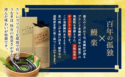 国産 うなぎ蒲焼 3尾 計330g以上