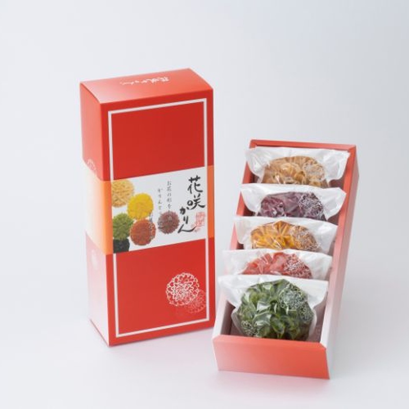 花咲かりん帯付化粧箱 1箱5種入り×6箱【kkmn0010】
