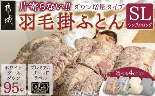 
                  片寄らない羽毛掛ふとん ホワイトグース95% プレミアムゴールドラベル【SL】_AK-J205_(都城市) 日本製 羽毛 掛ふとん シングルロング プレミアムゴールドラベル ふわふわ
                