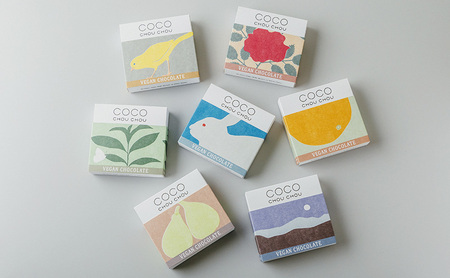 Coco Chouhou　ヴィーガン生チョコレート7種類セット