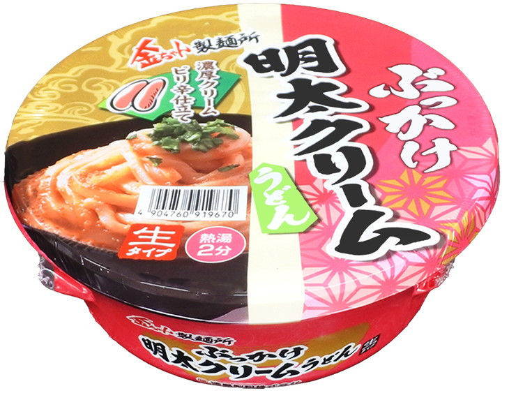 
            うどん 168g × 12個 明太子 生タイプ インスタント カップ 即席 徳島製粉 金ちゃん 本格
          