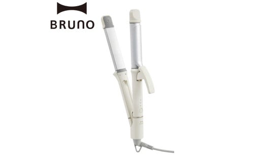 BRUNO 2WAYヘアアイロン エクリュ ヘアアイロン コテ ブルーノ ストレート カール うるつやプレート リペアイオン 温度調節 耐熱ポーチ 旅行 持ち運び おしゃれ ヘアケア 美容 家電 スタイリング ダメージ軽減 ギフト 贈り物 プレゼント お友達 家族 東京 新宿 0152-007-S07-2