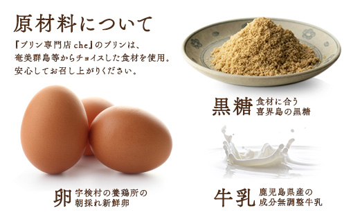 《黒糖ゼリー入り》氷山プリン プレーン味(6個入り) こだわり プリン 人気 スイーツ デザート 洋菓子 奄美大島 宇検村 鹿児島【 プリン専門店che 】