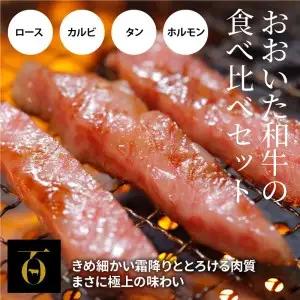 3Dフリーザーで急速冷凍。美味しさそのまま！おおいた和牛焼肉セット　約340ｇ（秘伝のタレ３種類付き） A01097