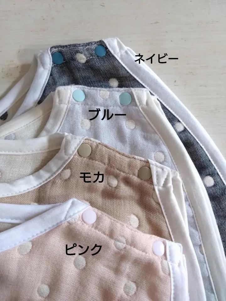 ハンドメイドの国産６重織ガーゼのスリーパー（ピンク）