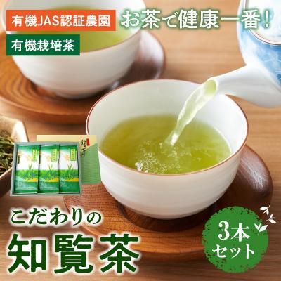 ふるさと納税 南九州市 お茶で健康!こだわりの知覧茶3本セット