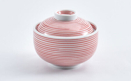 【ロマ佐賀】【有田焼】ミニ小蓋物 青赤2個 / 食器 焼き物 ペア 食器 セット [41APCD084]