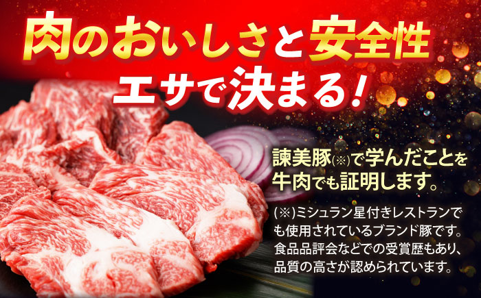 【特Aのブランド米で育てた】諫美牛 カルビ 500g(250g×2) / 牛肉 ぎゅうにく 和牛 牛 肉 国産 かるび 焼肉 やきにく / 諫早市 / 株式会社土井農場 [AHAD091]